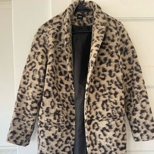 Cheetah Print Coat